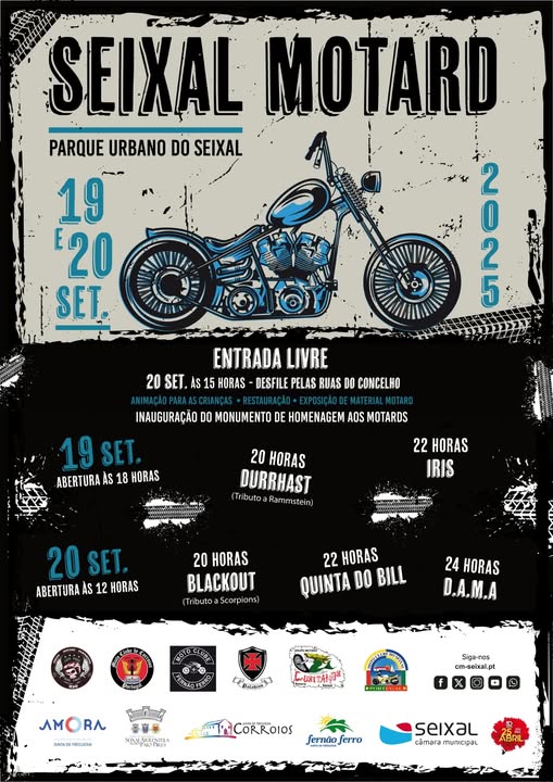 Evento motard com público e motos